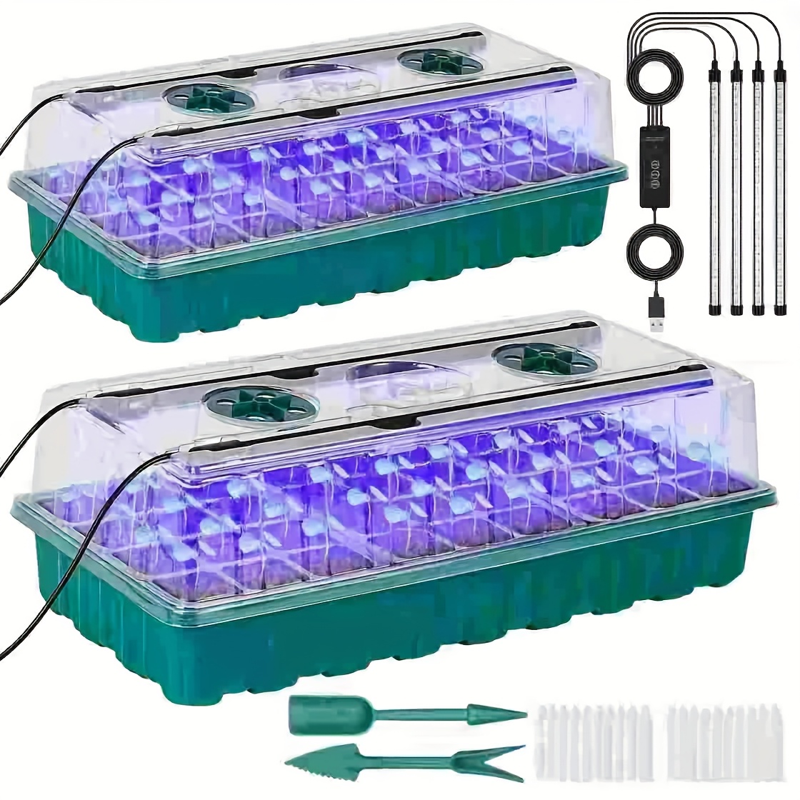 72-Cell Seed Starter Tray with - Humidity Dome Kit 评论和价格